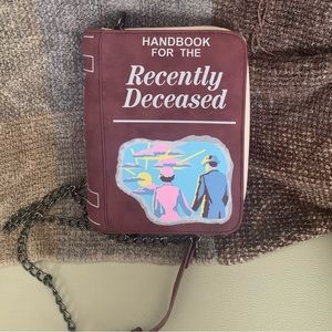 Beetlejuice “Handbook for the Recently Deceased” Novelty Crossbody Bag